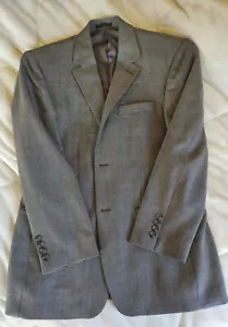 ANDREW FEZZA Gray Two Button Double Vent Blazer Suit Jacket Size 36S - Picture 1 of 10