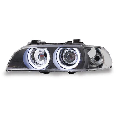 Black Fits 1996-2003 Bmw E39 525I 530I M5 Projector Headlights - Image 1 of 4