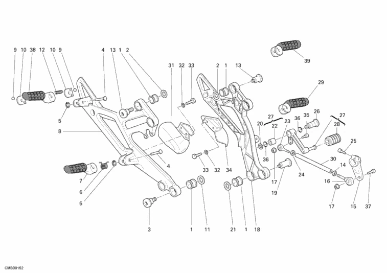 Ducati Monster Exhaust Heat Shield - 46010392B