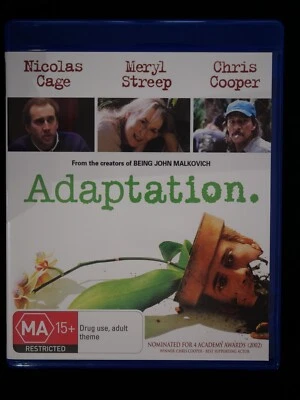 Adaptation Blu-ray New not sealed Nicholas Cage - image 1 of 3