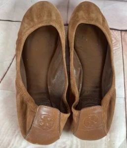 Ballerine Tori Burch Eddie Soho Lux scamosciate taglia 6,5 - Foto 1 di 10