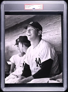 Raro 1960 Mickey Mantle Tipo 1 Auténtico 8x10 Ozzie Dulce Foto PSA Losa - Imagen 1 de 2