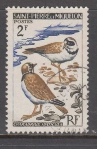 St. Pierre & Miquelon - 2f Birds Issue (Used) 1963 (CV $8) - Picture 1 of 1