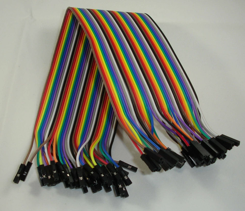 40 Dupont Prototype Cable Female/Female Hembra/Hembra 300mm Arduino - Imagen 1 de 1