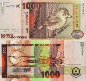 CABO VERDE 1000 Escudos de 2002, P65, UNC - Picture 1 of 3