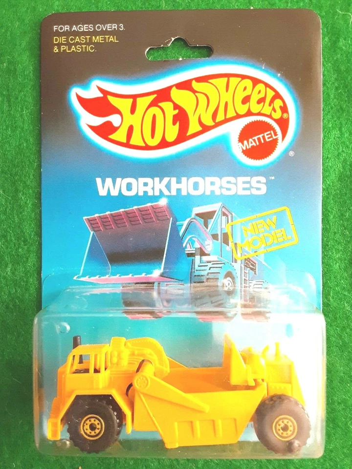1986 Hot Wheels Workhorses Cat Earth Mover No. 3715
