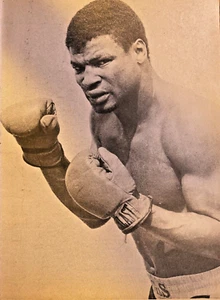 1983 Vintage Magazine Illustration Boxer Jeff Sims - Picture 1 of 1