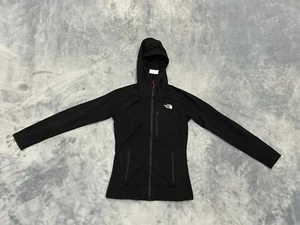 THE NORTH FACE DAMEN JACKE KLEIN SCHWARZ FLEECE DURCHGEHENDER REISSVERSCHLUSS HOODIE TASCHEN - Bild 1 von 12