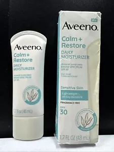 Aveeno Calm + Restore Daily Moisturizer Sunscreen SPF 30 - 1.7 oz - Exp. 04/2025 - Picture 1 of 4