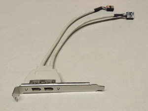 1 Stück PC-Anschluß Kabel mit 2 x IEEE 1394 Buchsen - Picture 1 of 5
