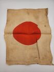 Original WW2 Captured Japanese "Meatball" Military Flag 9 1/8" by 10 3/4"