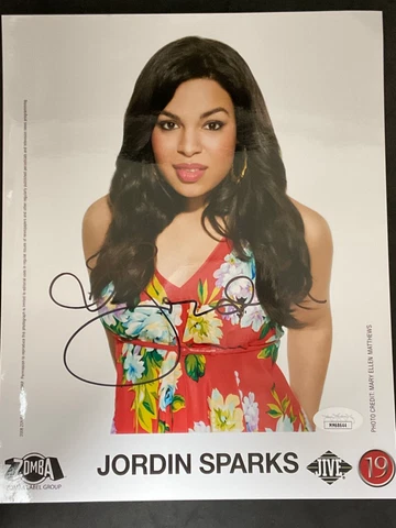 Jordin Sparks Autographed 8X10 Photo JSA Certified Cover