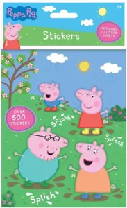 Peppa Pig 500 Stickers George & Friends Mega Pack 7 sheets Activity Play Set - Picture 1 of 1