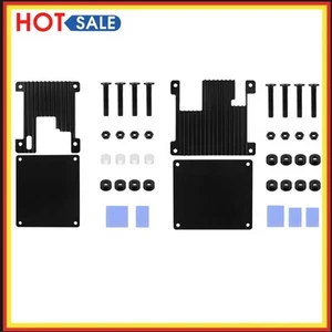 For Orange Pi Zero/Orange Pi Zero 2 Aluminum Passive Cooling Case Black - Bild 1 von 10