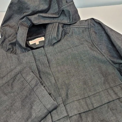 Mia Melon Impermeable Anorak Chaqueta Capucha Siempre Gris/Negro Talla Grande Foto 1 de 4