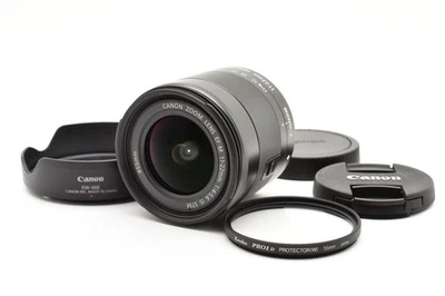 Lente zoom Canon EF-M 11-22mm F/4-5.6 IS STM de JAPÓN - Imagen 1 de 4