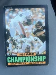 1985 Topps #8 1984 AFC Championship Miami Dolphins - Picture 1 of 2