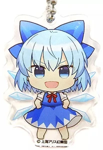 Cirno Touhou Project x Atre Akihabara Acrylic Keychain 54x38mm Spring Festival - Picture 1 of 1