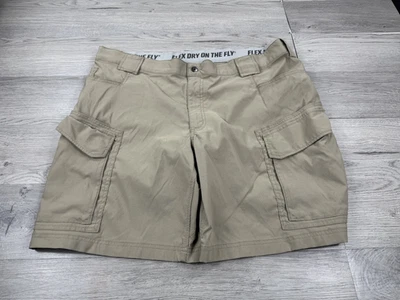 Pantalones Cortos Duluth Trading Para Hombres 42 Marrón Flexible Seco Sobre la Mosca Calce Relajado Senderismo Carga Foto 1 de 4