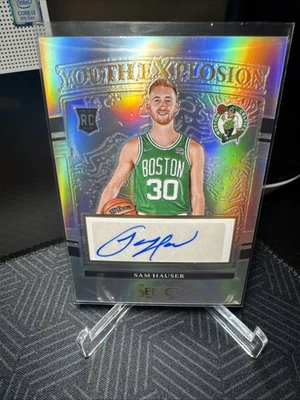 2021-22 Panini Select - Youth Explosion Signatures Sam Hauser #YE-SHS Silver... - Image 1 of 4