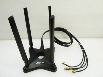 Adaptador de antena ASUS Dual-Band 4x4 WIFI BASE para ASUS PCE-AC88 AC3100 Foto 1 de 4