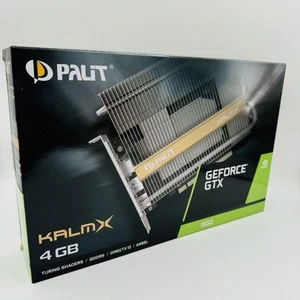 GPU da gioco silenziosa Palit GeForce GTX 1650 KalmX 4 GB senza ventola nuova - Foto 1 di 8