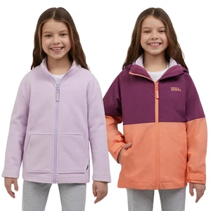 Eddie Bauer Youth Girl's 3-in-1 Jacket - PURPLE - Large - New - Free shipping - Picture 1 of 8