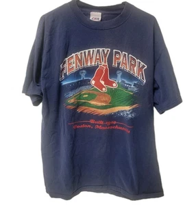 Fenway Park Built 1912 Boston Red Sox T-Shirt Large blau 100 % Baumwolle MLB Monster - Bild 1 von 8
