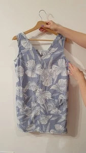 Next/women/dress/Petite/linen/Uk12/blue/summer/elegant/feminine/pockets/comfort/ - Picture 1 of 4