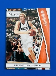 Tarjeta de bonificación naranja Prestige Dirk Nowitzki Mavericks 2010-11 #22; #d/499 - Imagen 1 de 2