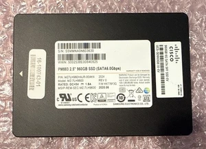 SAMSUNG PM883 960GB SATA 2.5" Solid State Drive MZ7LH960HAJR-00AK4  #S-62 - Foto 1 di 3