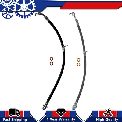 Conjunto traseiro linha de mangueira de freio 2x para 2008 2009 2010 2011 2012 Honda Accord 3.5L - Imagem 1 de 4