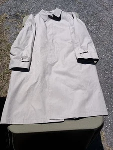 London Fog Trench Coat con Fodera Isolante con Zip, 46 Reg - Foto 1 di 10