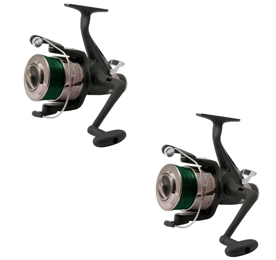 2 x Lineaeffe Vigor Carp II 60 Freilaufrolle mit Schnur Karpfenrolle - Bild 1 von 1