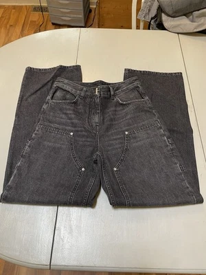 Pantalones de carpintero con tachuelas Givenchy en negro descolorido - talla 28 Foto 1 de 4