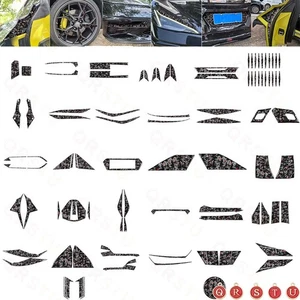 For Chevrolet Corvette C8 2020-25 Red Forged Carbon Fiber Car Exterior Trim Set - Picture 1 of 204