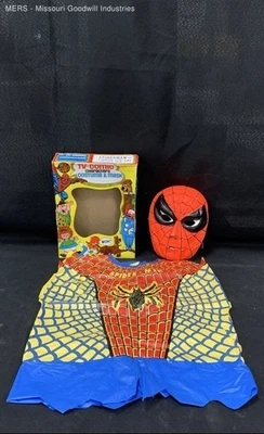 Juego de disfraces de cómic de TV vintage de Ben Cooper Spiderman para niños Foto 1 de 4