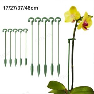 5/10x Plastic Plant Supports Holder Bracket Flower Stand climbing For orchid CB1