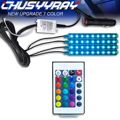 For Vauxhall Mokka 2012-2017 Car Interior Footwell LED Light RGB Atmosphere Lamp - Image 1 of 4