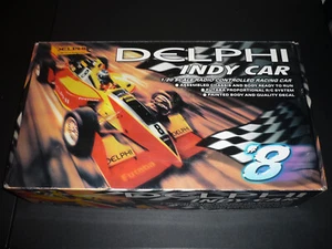 Vintage Delphi Indy Futaba Formula 1 RC 1:20 Scale Remote Control Car Open Box - Picture 1 of 15