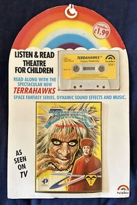 TERRAHAWKS HÖREN & LESEN SIE MIT VINTAGE 1984 HAPPY MADEDAY GERRY ANDERSON KARDIERT - Bild 1 von 3