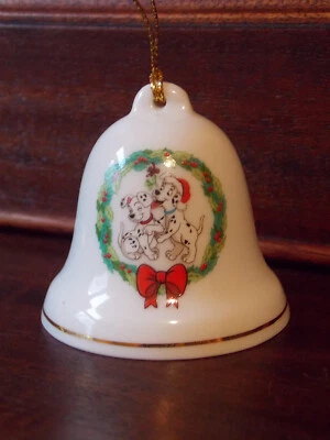 1994  Disney 101 Dalmations Grolier Collectibles Christmas Bell - Image 1 of 4