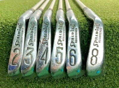 Spalding Executive MV2 Iron Set 2,3,4,5,6,8 Stiff Aluminum Matching #'s / sa4955 - Image 1 of 4