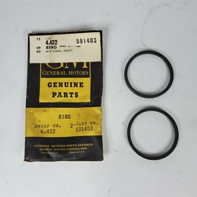 LOTE de 2 anillos de retención de engranajes contraeje de 4 velocidades Chevy Muncie 48-67 NOS Foto 1 de 3