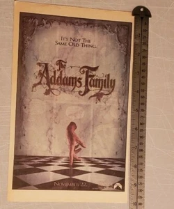 The Addams Family Movie Rare Print Advertisement - Picture 1 of 2