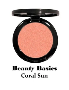 Blush minerale pressato ~Coral Sun~ nuovo blush trucco satinato per guancia - Foto 1 di 2