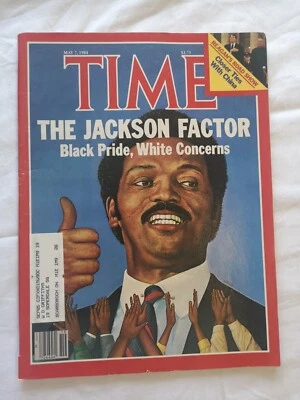 Time Magazine May 7 1984 Jesse Jackson Factor, Black Pride, White Concerns - Image 1 of 4