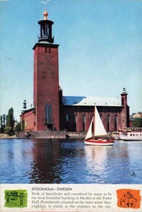 Carta vintage municipio di Stoccolma, Svezia - Foto 1 di 2