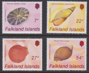 Falkland Is 1986 Seashells MINT SET sg518-521 MNH - Picture 1 of 1