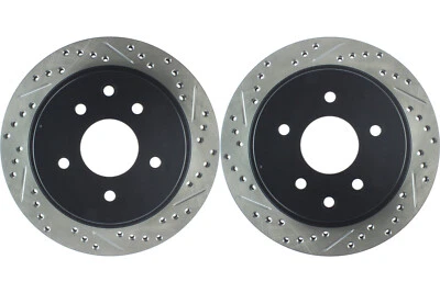 Par de rotores de freno de disco Stoptech trasero para Nissan Juke 2014-2017 (46166) Foto 1 de 4